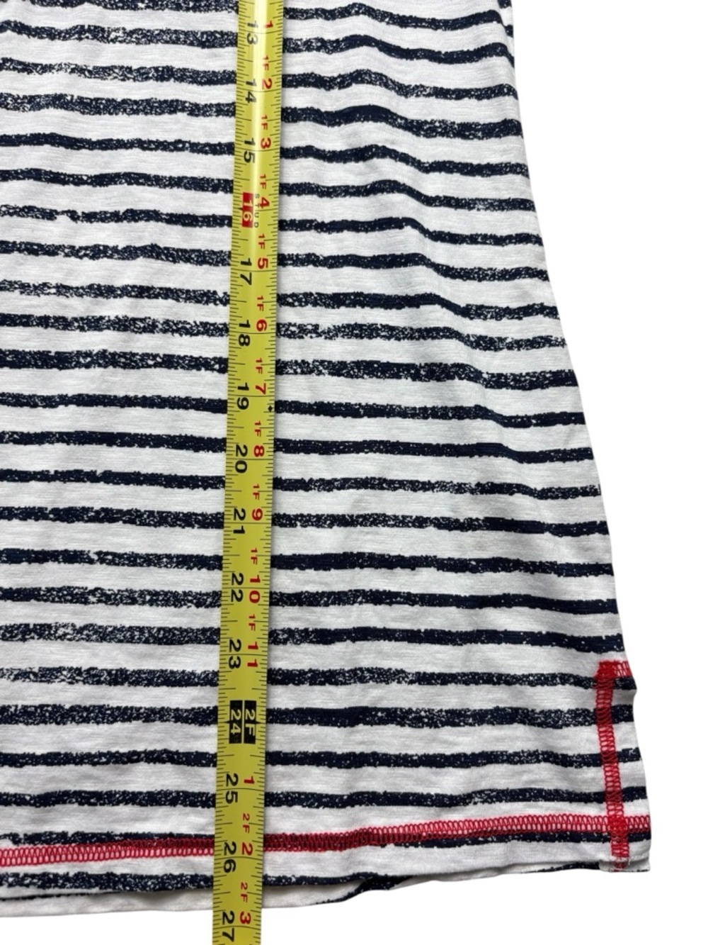NEW Soft Surroundings Lots of Love Striped 3/4 SIv Je Taime Knit Tunic XS - Picture 8 of 10